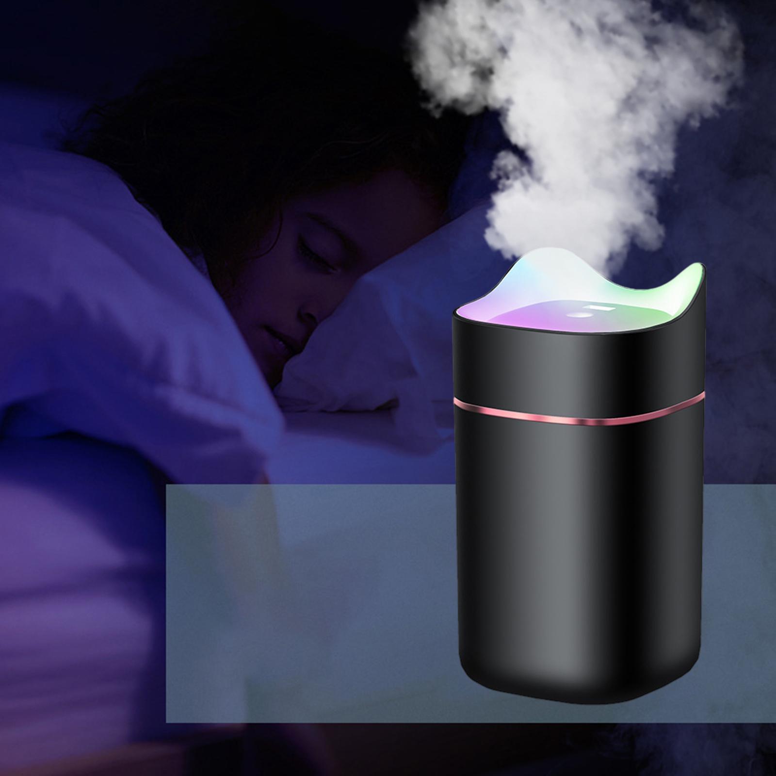 Desktop Humidifiers, 1.4L Air Humidifier, USB Cool Mist Sprayer with Night Light for Home, Office, Plants