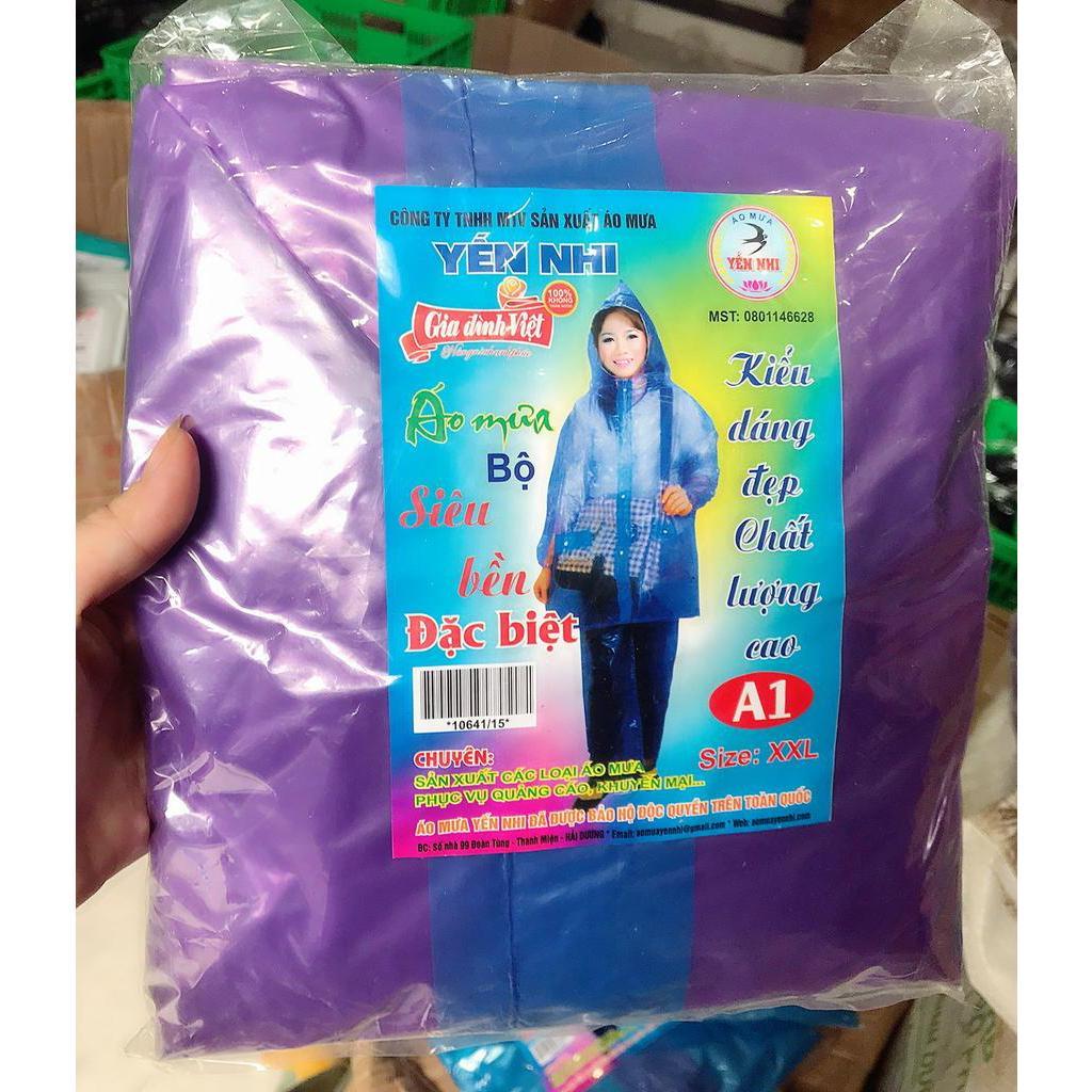Áo Mưa Bộ Nilon Phương tiện Da Cá Loại Dày Siêu Bền Đặc Biệt