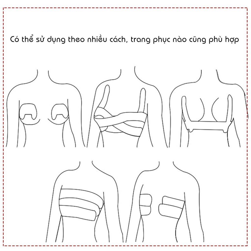 Giá hủy diệt Băng Dính Vải Nâng Và Định Hình Ngực Cuộn 5m - Boob Tape PK139