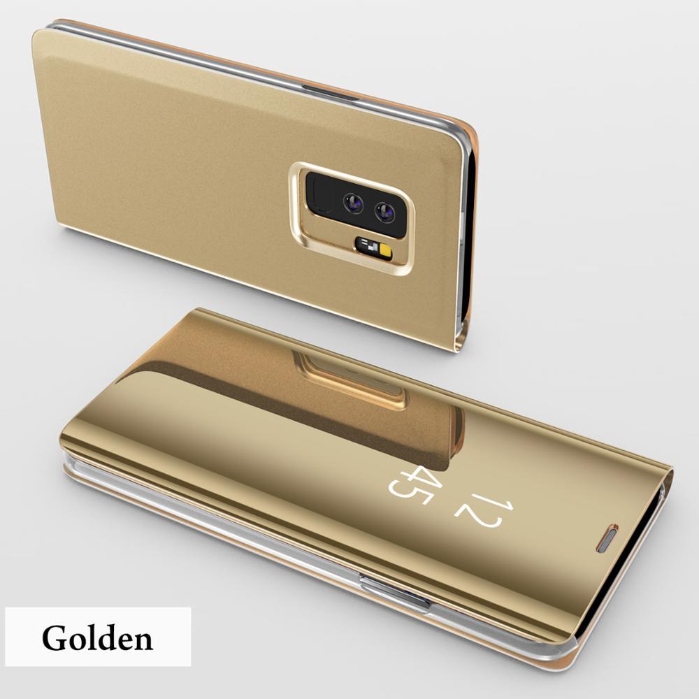 Bao Da Tráng Gương Thời Trang Cho Samsung Galaxy S9 S8 A50 A70 Note 8 9 10 S10 S10E Plus A20 A30 A6 A7 A8 A9 J4 J6 2018 A9 Pro
