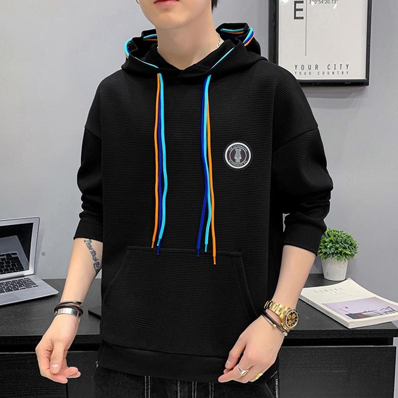 Áo Hoodie Nam Phối Dây Mũ Màu Sắc Dáng Oversize Phong Cách Ulzzang Thời Trang Zenkonu TOP NAM 243V2