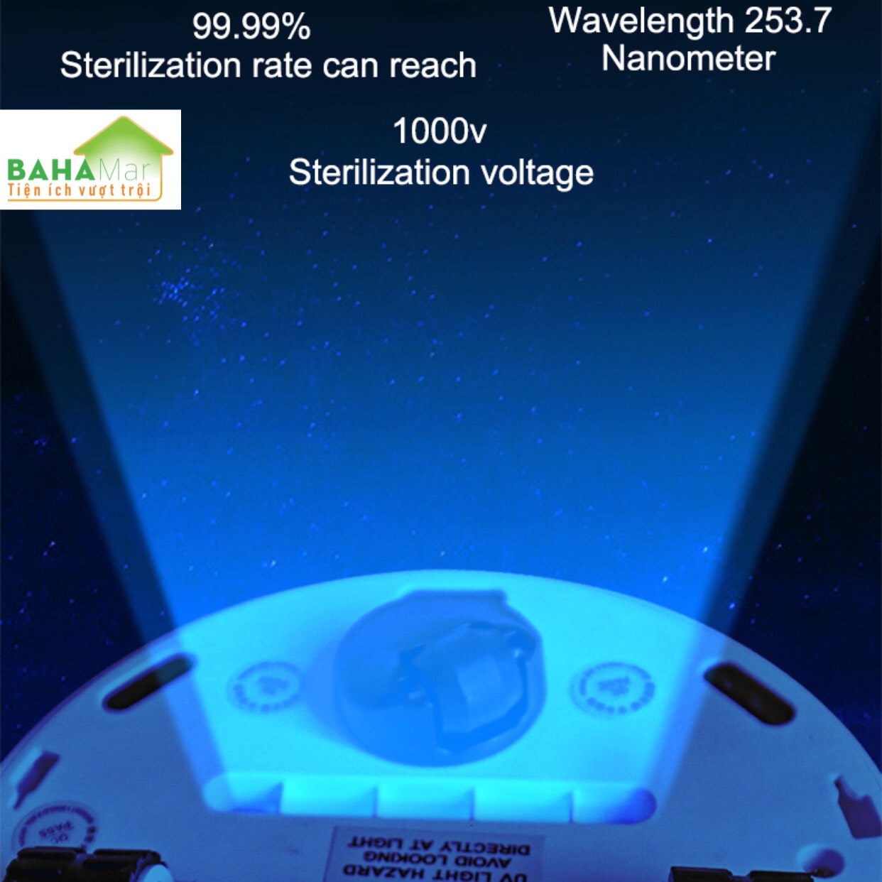 ROBOT KHỬ TRÙNG VI KHUẨN CHO CHĂN ĐỆM, ĐỒ DÙNG, ĐỒ CHƠI BẰNG TIA UV "BAHAMAR" có thể khử trùng và giết chết 99.9% vi khuẩn. Cảm Biến thông minh giúp Robot sẽ không bao giờ bị kẹt trong giường hoặc rơi khỏi giường