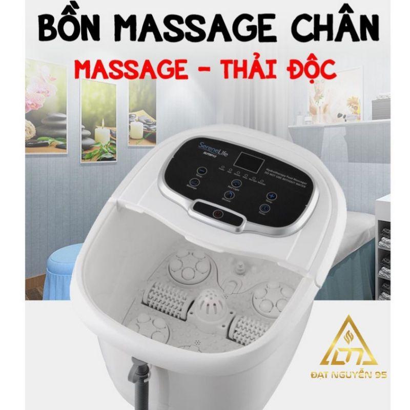 Bồn Ngâm Chân massage tự động SereneLife - Mang đến cảm giác thư dãn, Bảo hiểm 2 tỷ