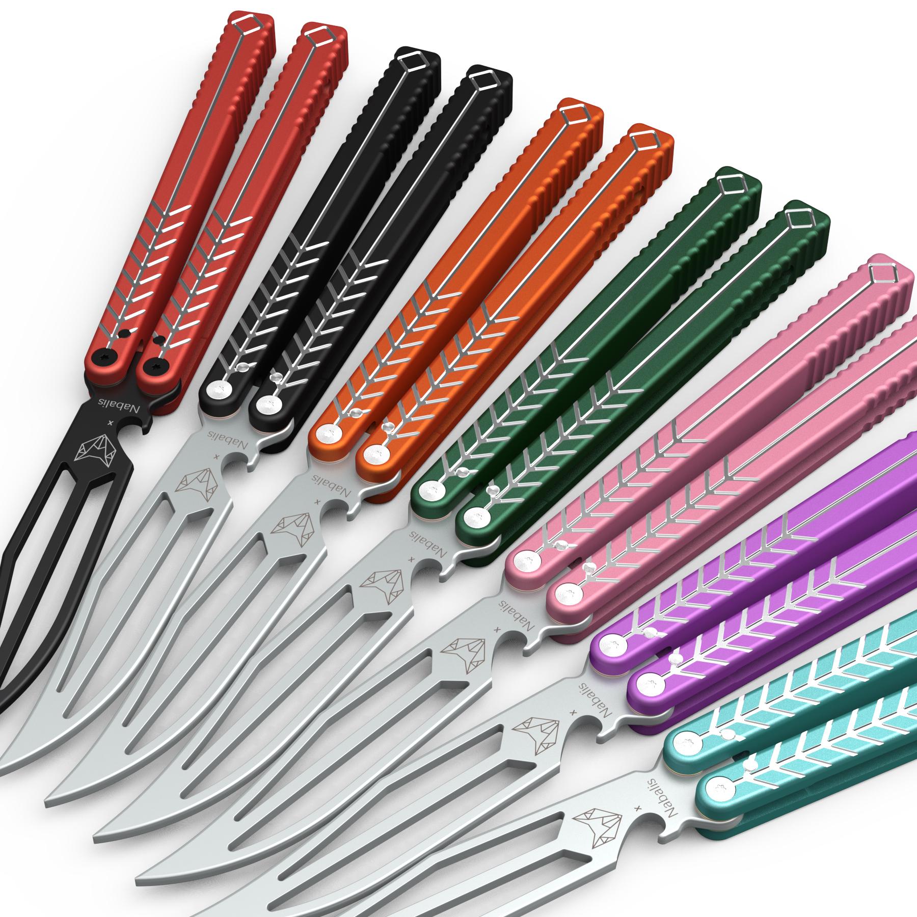 Nabalis Balisong Vulp v2 - Huấn luyện viên Balisong của Nabalis X Will Hirsch Color: Green with Opener