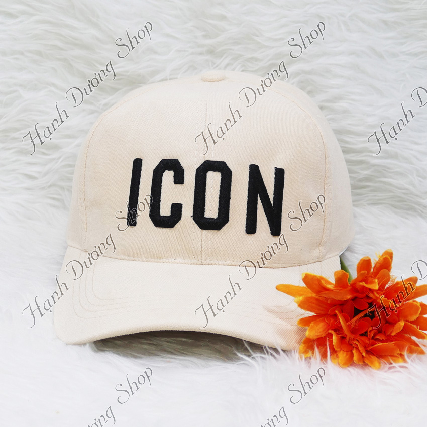 Nón kết nhung thêu chữ Icon sớ nhuyễn phong cách thời trang phù hợp cả nam và nữ