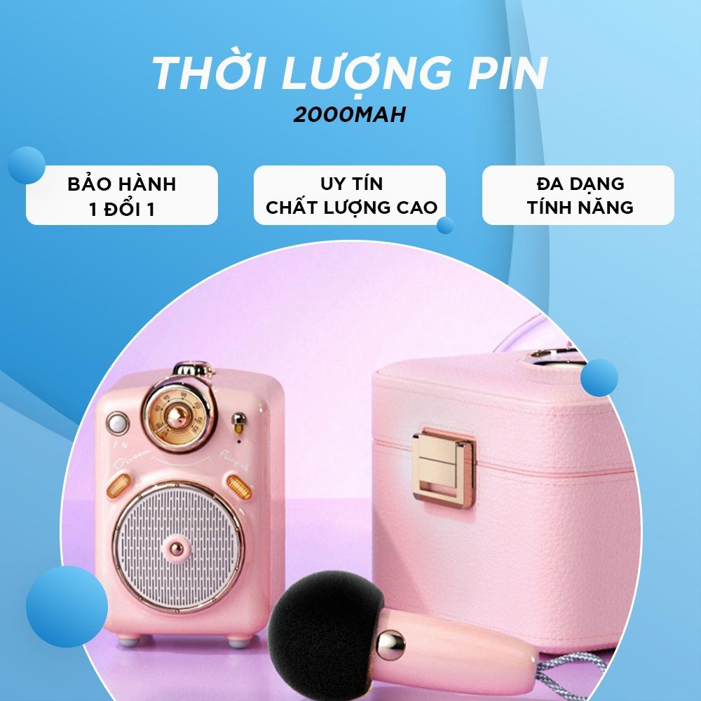 Bộ loa mic mini hát karaoke hát gia đình Divoom, nhiều tính năng đa dạng, màu sắc dễ thương, âm thanh trầm ấm