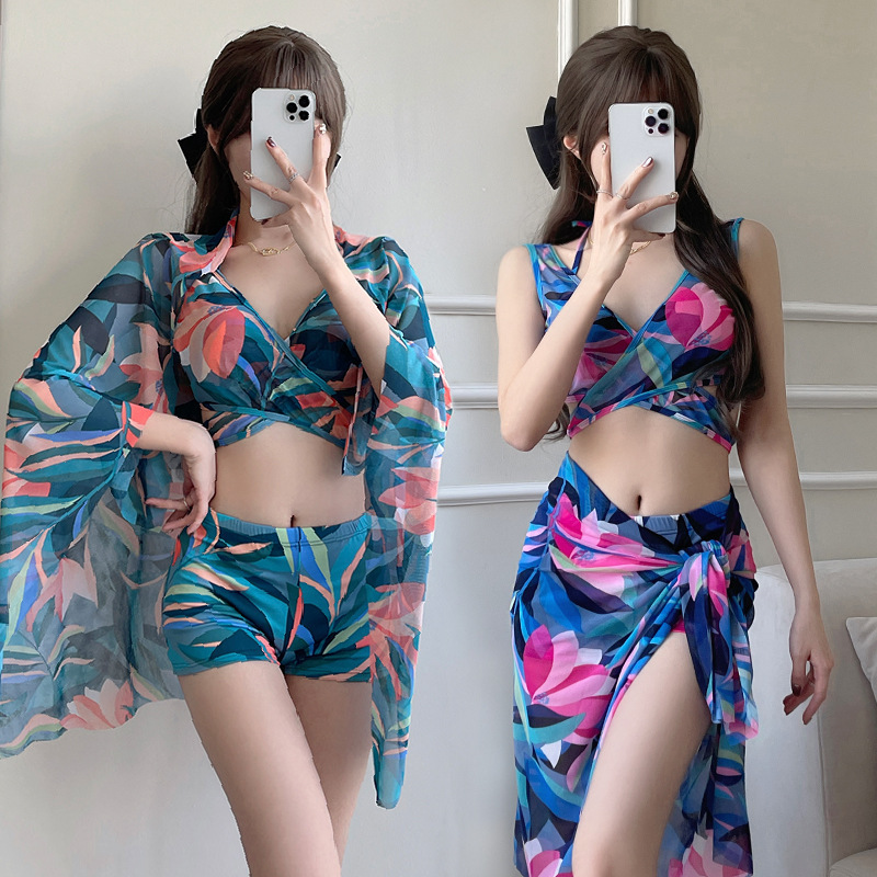 Bikini Đùi Sexy Kèm Khăn Lưới