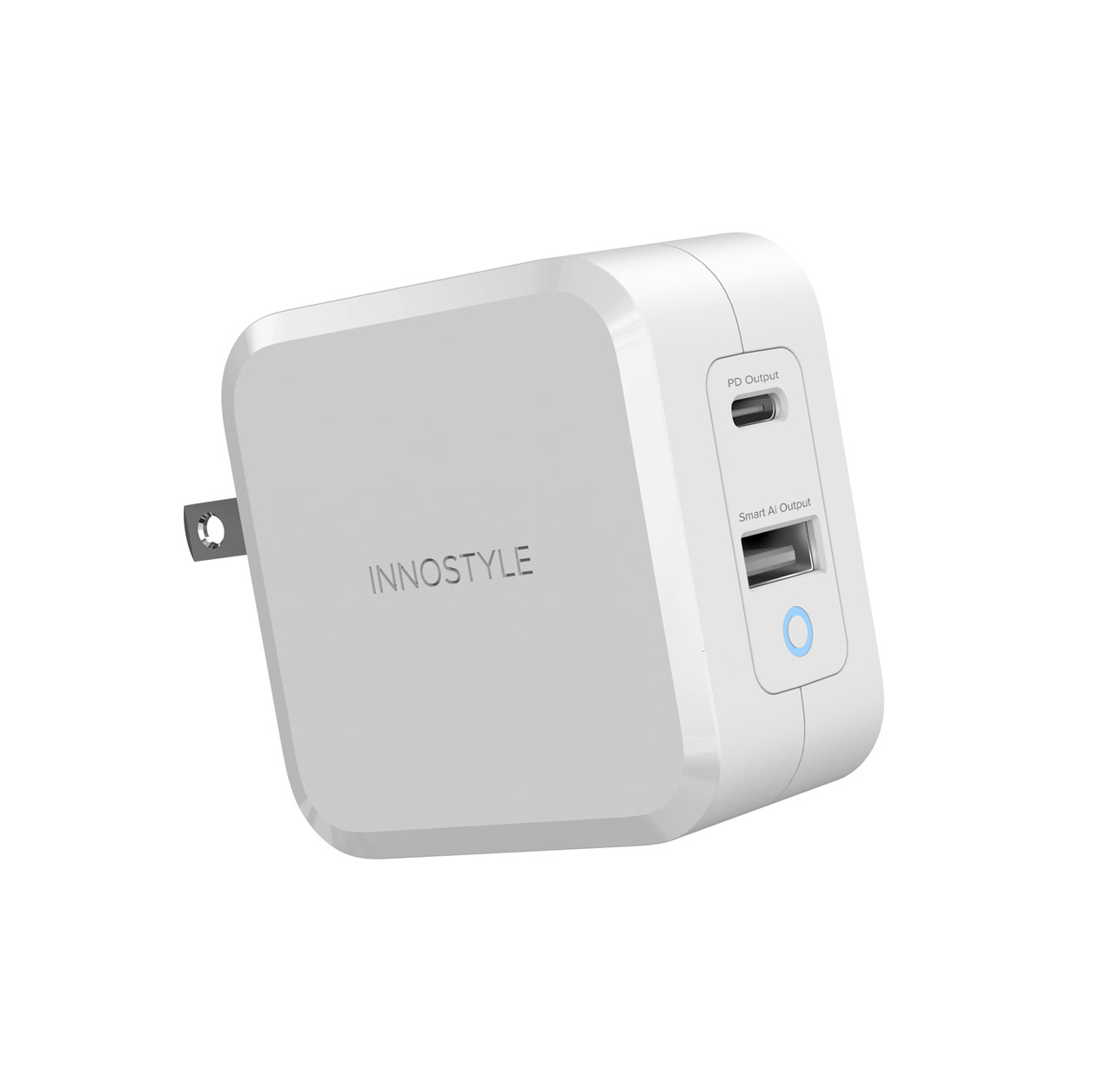 Sạc Nhanh Innostyle Gan Zeni 65W cho Iphone, Ipad, Tablet, Macbook (IC65-2PDWHI) - Hàng chính hãng