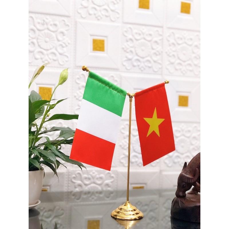 Cờ để bàn in logo thương hiệu