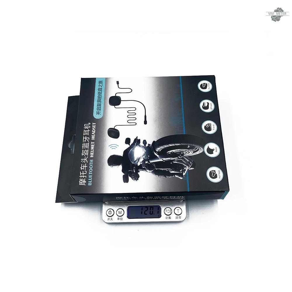 Motorcycle Helmet BT Headset BT 5.0 Wireless Motorcycle Sports Headphoones Supports Automatic Answering High Sound Quality System Helmet Earphones