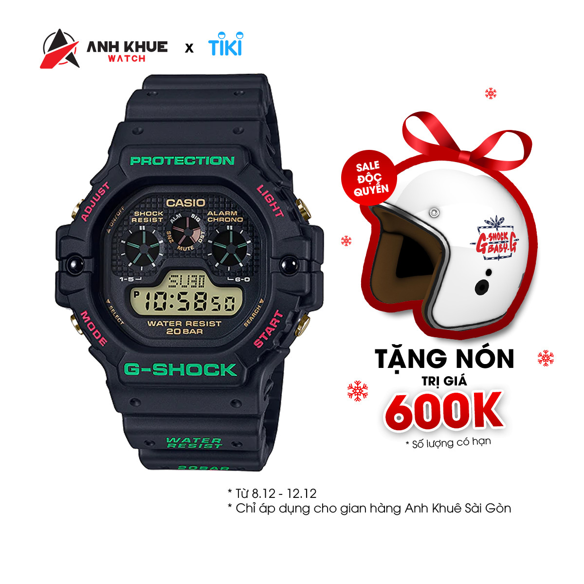 Đồng hồ Casio Nam G Shock DW-5900TH-1DR