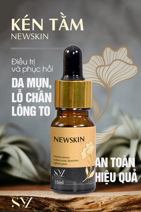 Serum trị mụn kén tằm Newskin - Chuyên hỗ trợ điều trị và phục hồi da mụn