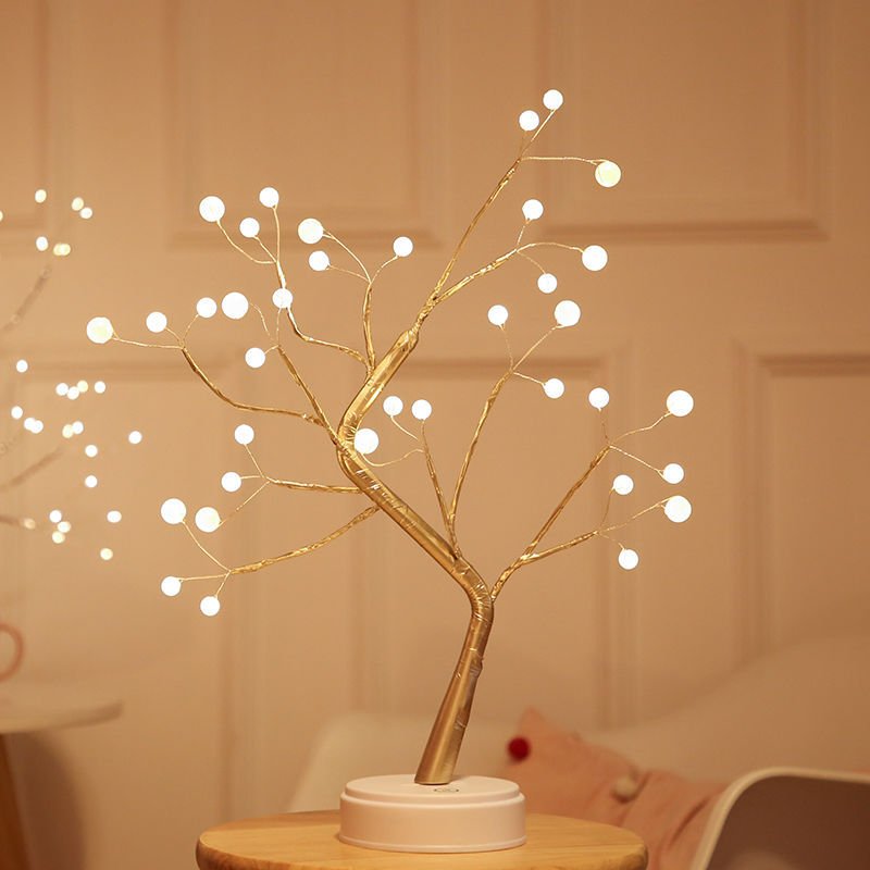 Đèn cây để bàn bóng led rực rỡ di chuyển tiện lợi