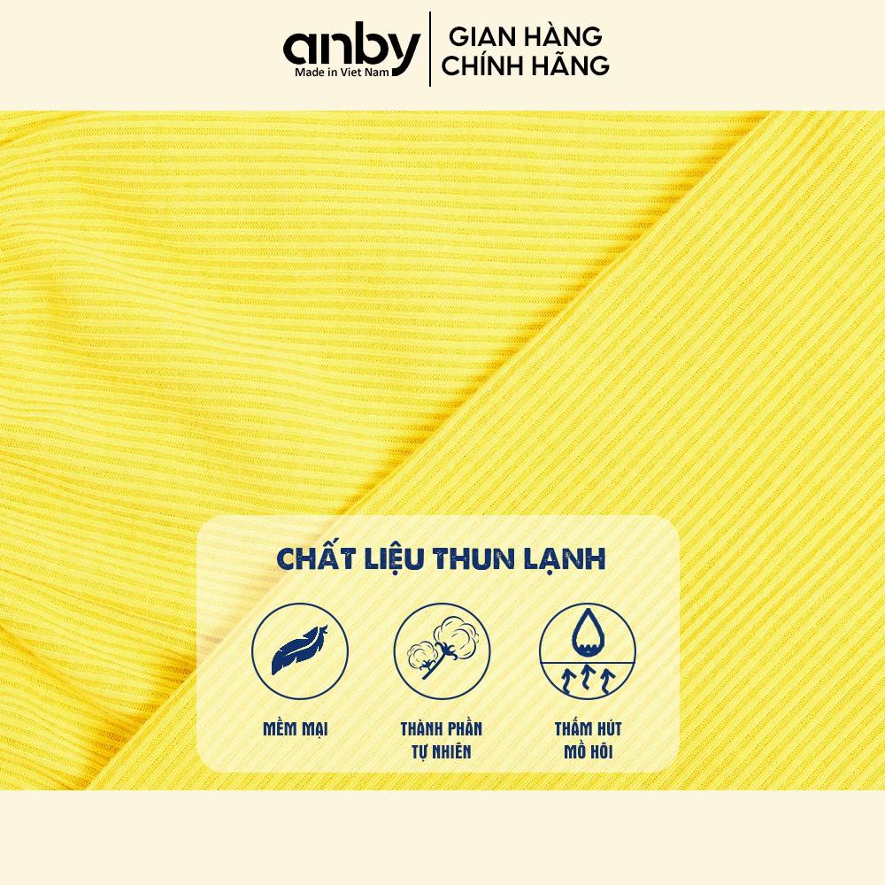 Quần dài cho bé trai gái từ 0 đến 5 tuổi ANBY chất liệu thun gân đáp đũng chuyên dùng đóng bỉm