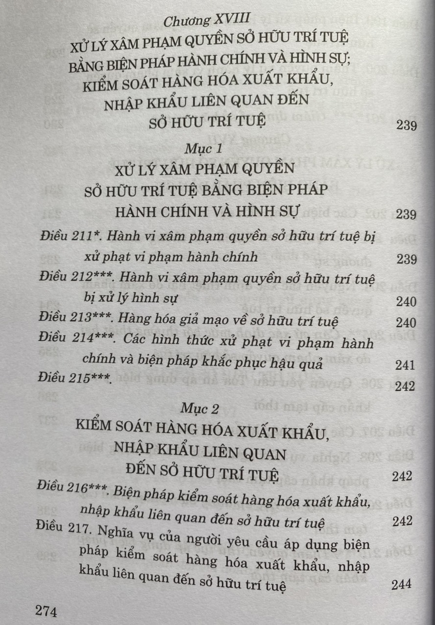 Luật Sở Hữu Trí Tuệ ( Hiện Hành ) ( Sửa Đổi, Bổ Sung Năm 2009,2019,2022)