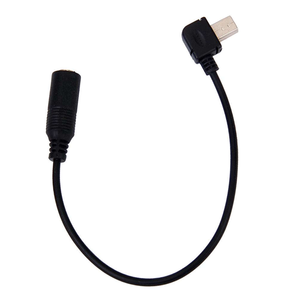 Mini USB to 3.5mm Microphone Mic Adapter Cable Cord for  Hero 4/ 3/ 3+