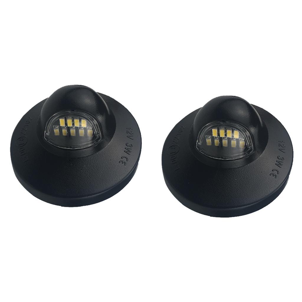 Car Led Rear  Number Plate Light for  1990-1999,