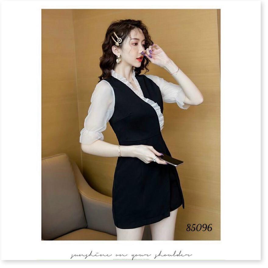 SET BỘ ĐỒ PHỐI VOAN NỮ NGẮN SIÊU XINH , ĐẸP , TÔN DÁNG KHANH AN FASHION