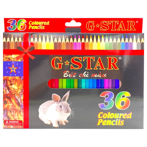Hộp Bút Chì 36 Màu Gstar