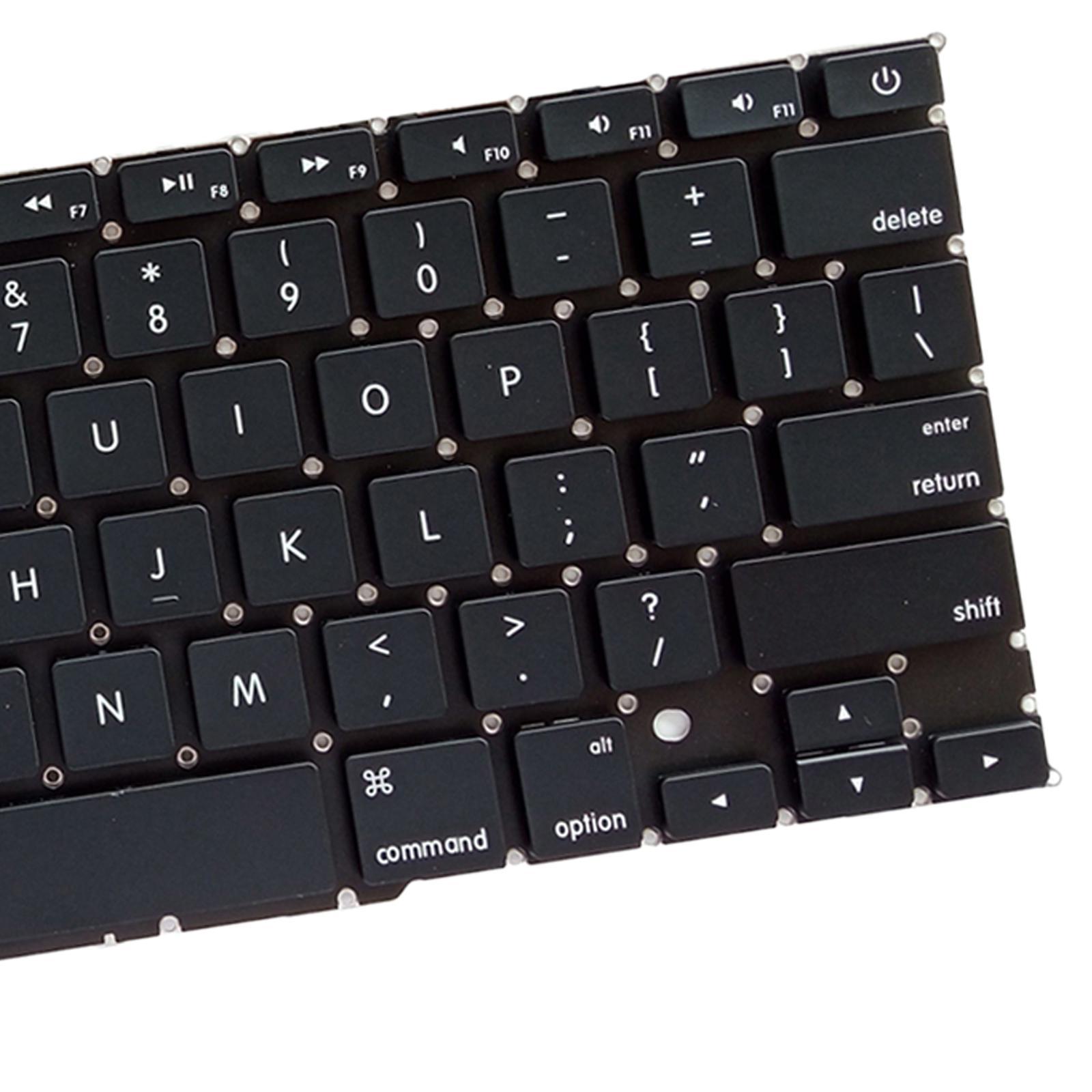 Laptop Replacement Keyboard US Layout Black English for A1398 ME665 ME663