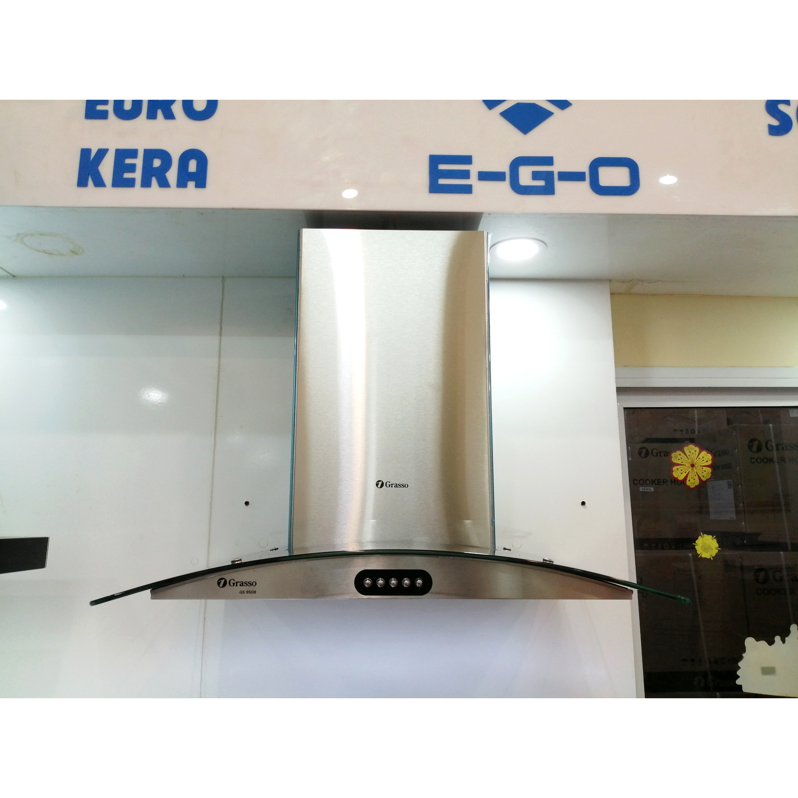 Máy hút mùi kính cong Grasso GS 9508- 700 - Hàng chính hãng