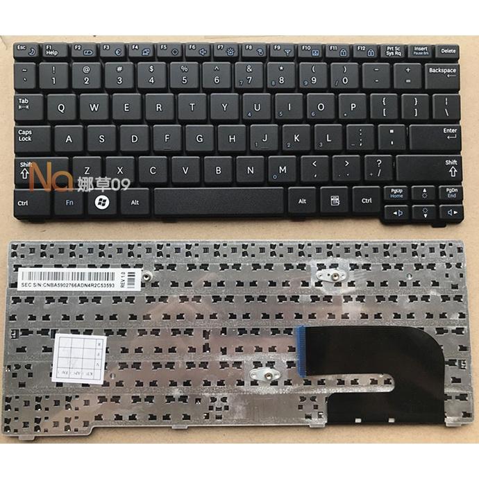 Bàn phím tiếng anh màu trắng đen cho Samsung N145 NB30 N148 N143 N150 N102SP NB20