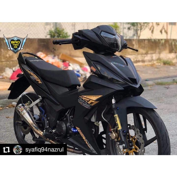 Tem rời dán xe winner dán xe đen nhám