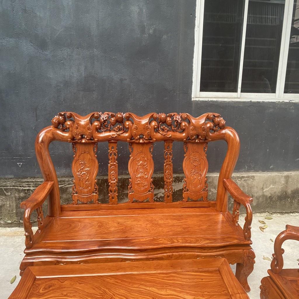 Bộ bàn ghế Minh Quốc Đào gỗ Hương Đá