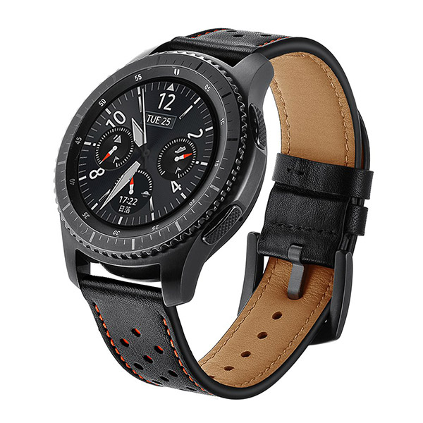 Dây da cho Samsung Gear , Galaxy Watch, Ticwatch Pro, Huawei watch GT , GTR  size 22mm