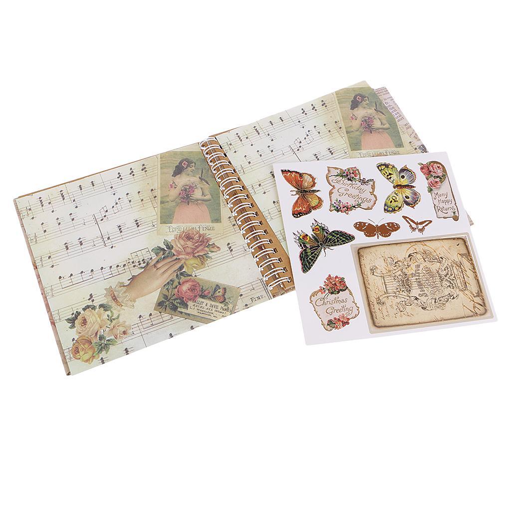 Kids Scrapbook Album Handmade DIY Family Scrapbook Picture Case Storage