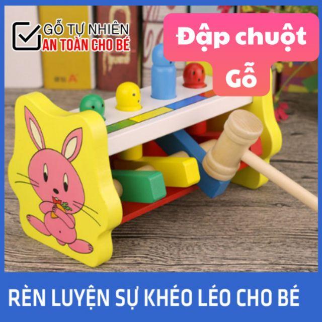 Combo 2 món đồ chơi gỗ thông minh dành cho bé từ 1-3 tuổi