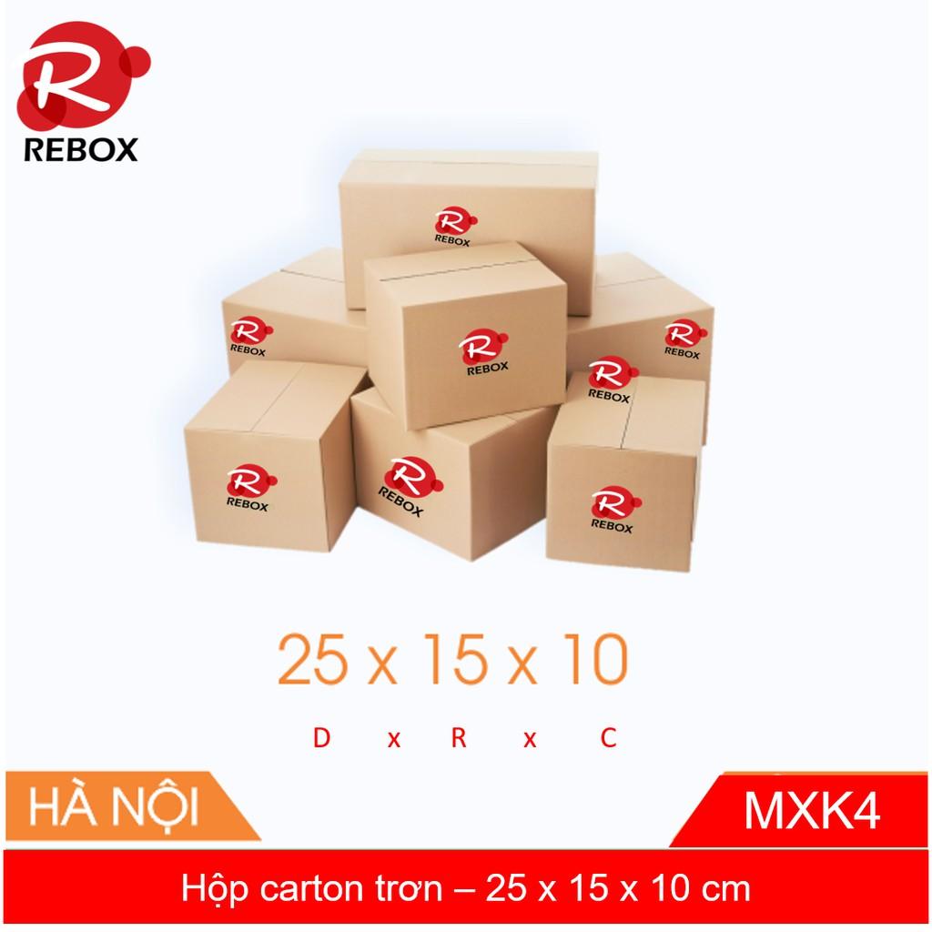 Hộp Carton 25x15x10 - 100 Hộp bao bì đóng hàng giá rẻ