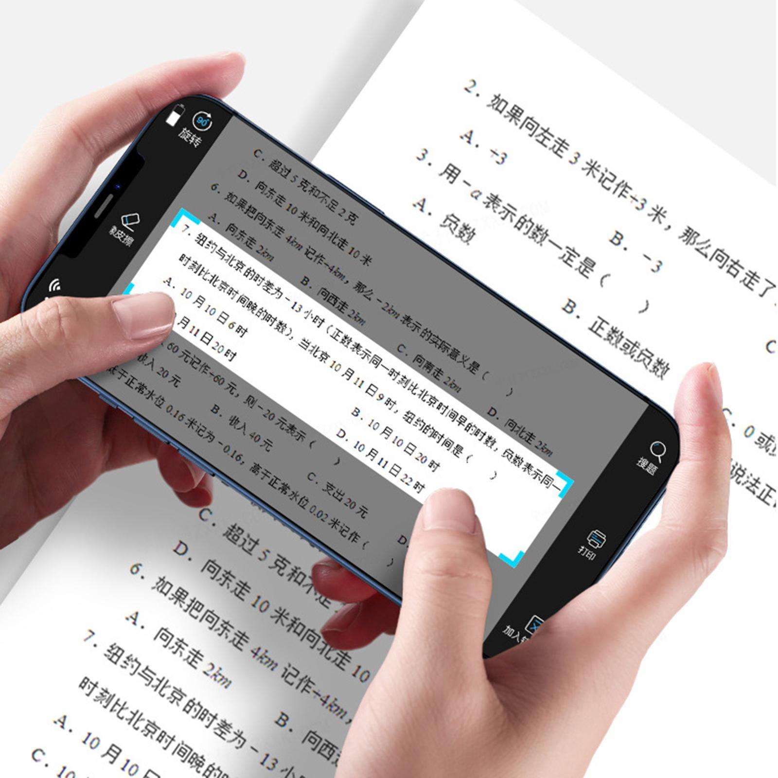 Mini Thermal Printer with 1 Roll Sticker Paper Mobile Printer for Android iOS Windows