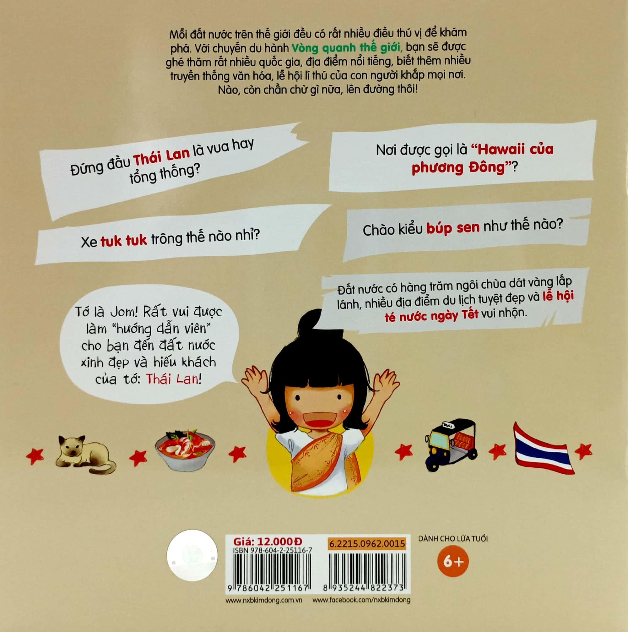 Sách Vòng Quanh Thế Giới - Thái Lan