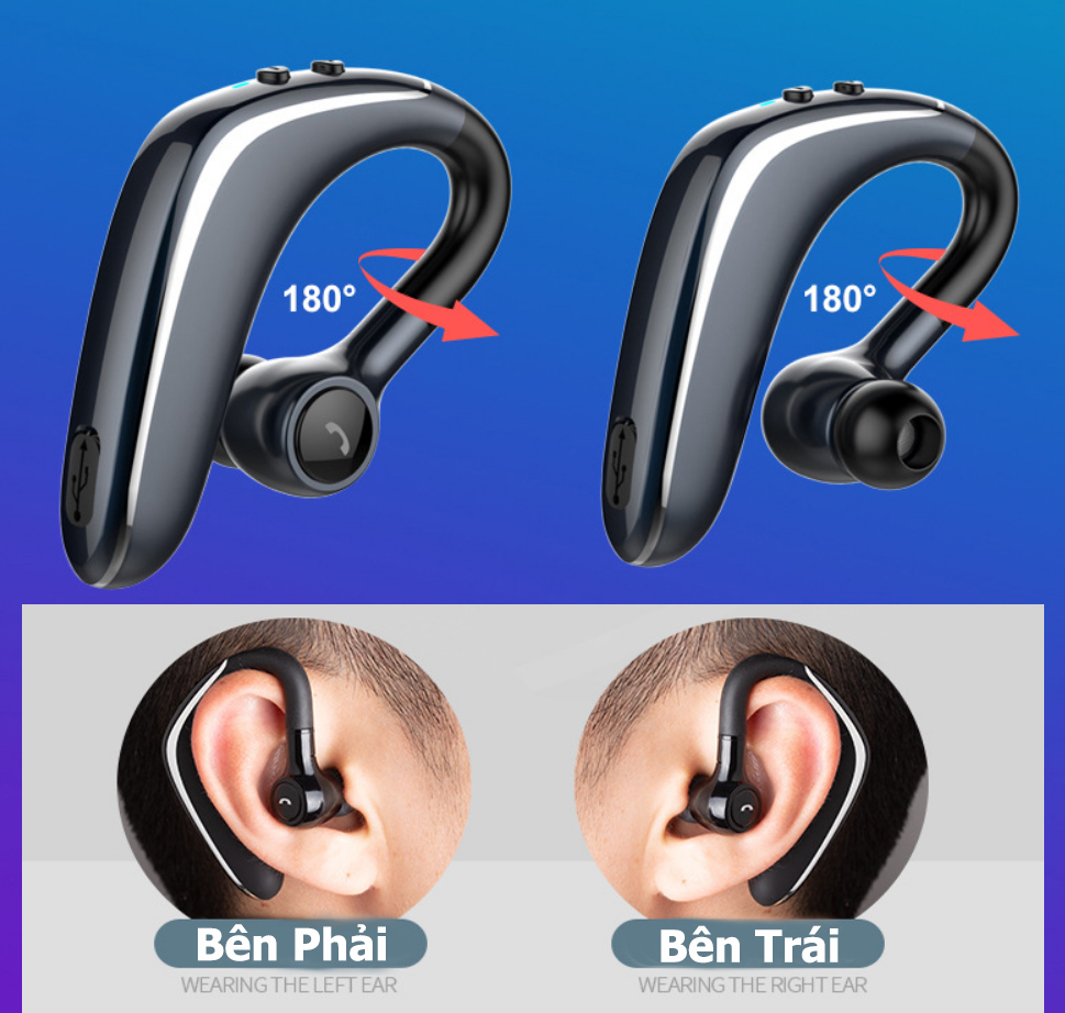 Tai Nghe Bluetooth Bass Cực Mạnh X01, Pin Sử Dụng Lên Đến 24H - Tặng Tai Nghe Phụ