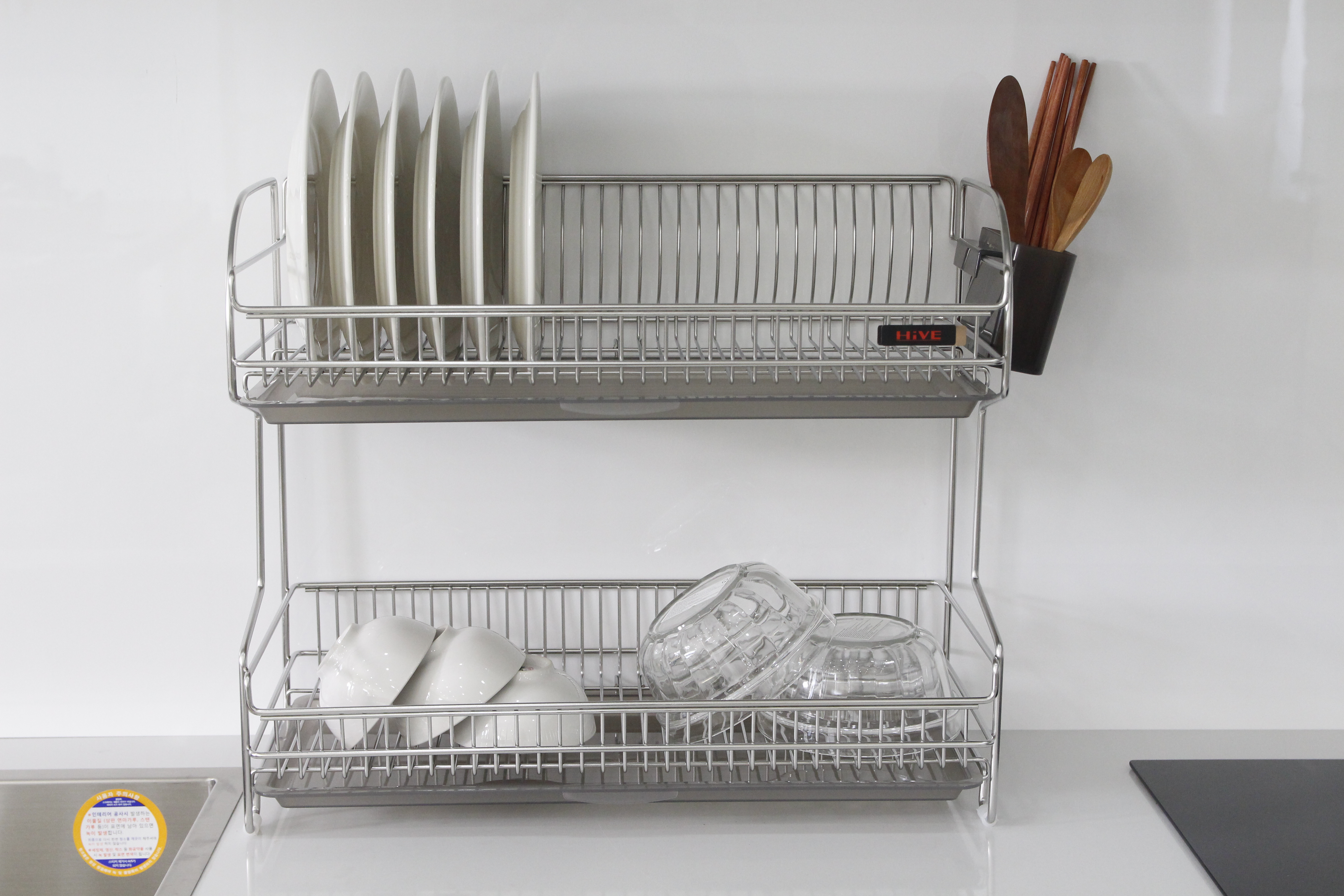 Kệ Chén Bát DG 2 Tầng INOX 304 DaiJin Cao Cấp