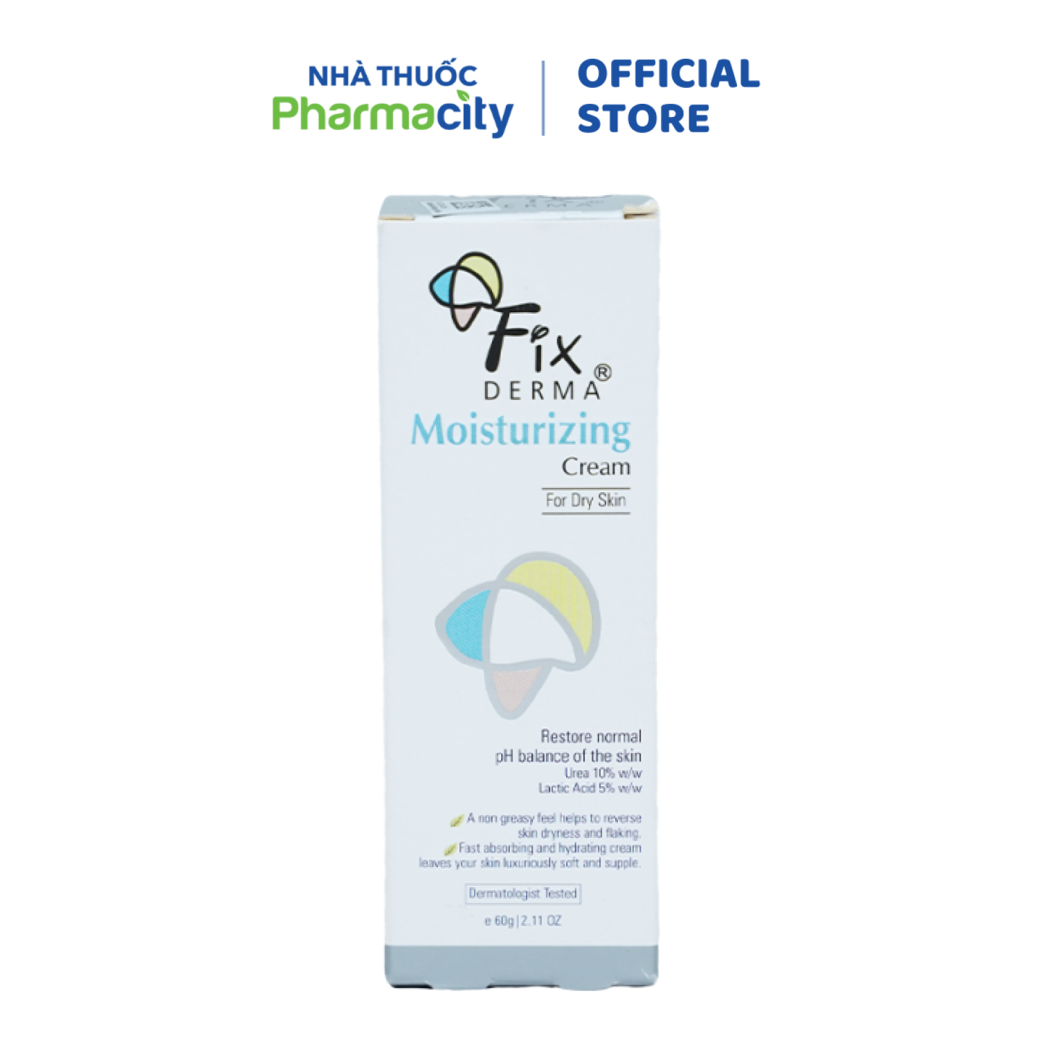 Kem dưỡng FIXDERMA Moisturizing Cream giúp cân bằng độ ẩm, giảm tình trạng khô da (Tuýp 60g)