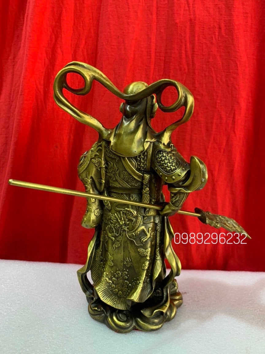 Tượng Quan Công phong thuỷ bằng đồng cỡ nhỏ