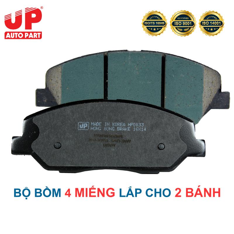 Má phanh bố thắng đĩa trước HYUNDAI SANTAFE đời 2006-2009