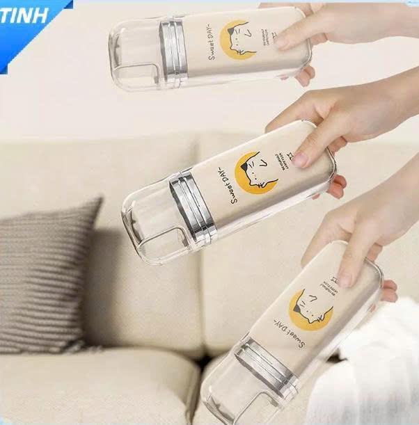 [KoSuyTu] Hộp Đựng Bàn Chải Đánh Răng Xịn Đường Chất Đẹp Đường Hình - Nắp Trong Dễ Quan Sát Bên Trong - Di Động Mà Vẫn Đảm Bảo Việc Chăm Sóc Vệ Sinh Cá Nhân