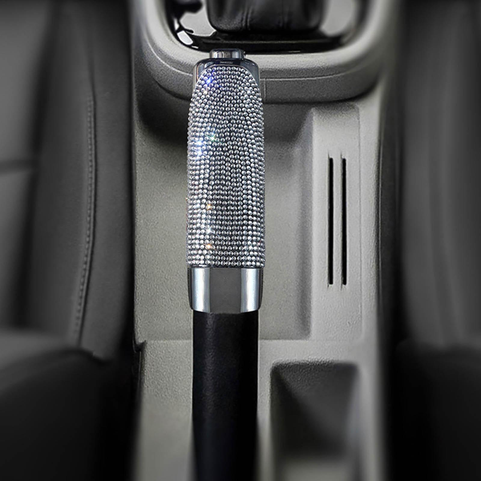 Car Handbrake Cover Hand Brake Sleeve Protective Cover for Women White