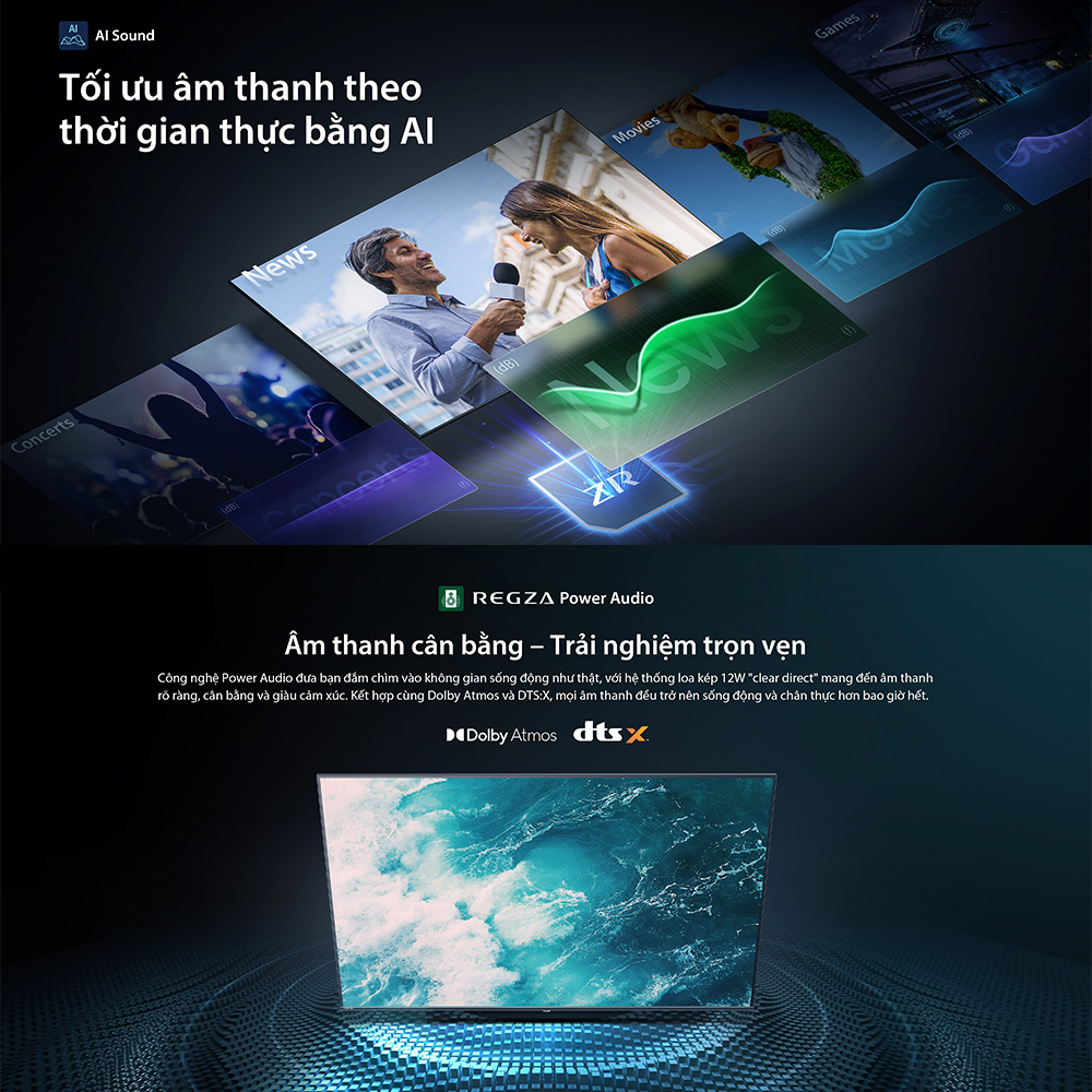 Smart Tivi Toshiba 43 inch QLED 43M450RP, Giao Hàng Toàn Quốc, Bảo Hành 24 Tháng, Hàng Chính Hãng