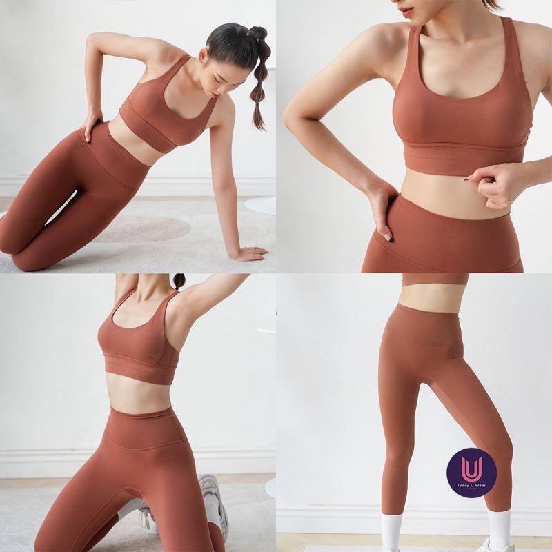 Áo Thể Thao Tập Gym Yoga Essential Bra (Áo không gọng, có mút, co giãn 4 chiều, thoáng khí, ôm dáng)