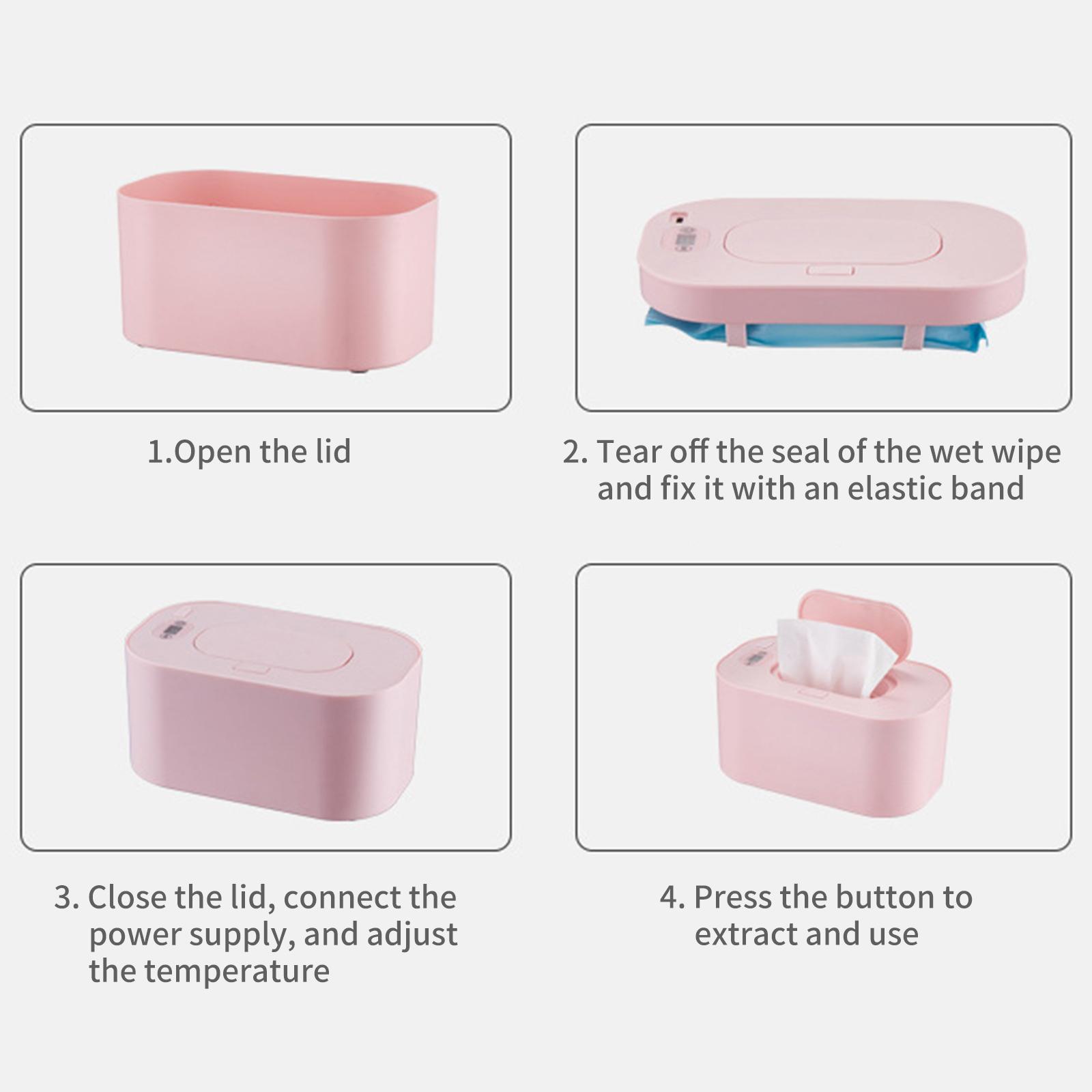 Máy Ủ Ấm Khăn Giấy Ướt 10W Usb 3 Chế Độ Nhiệt Độ