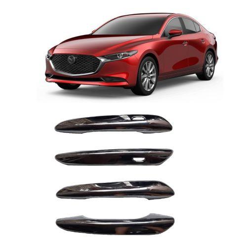 BỘ ỐP TAY CỬA, HÕM CỬA MẠ CROM DÀNH CHO XE MAZDA 3 ĐỜI 2020