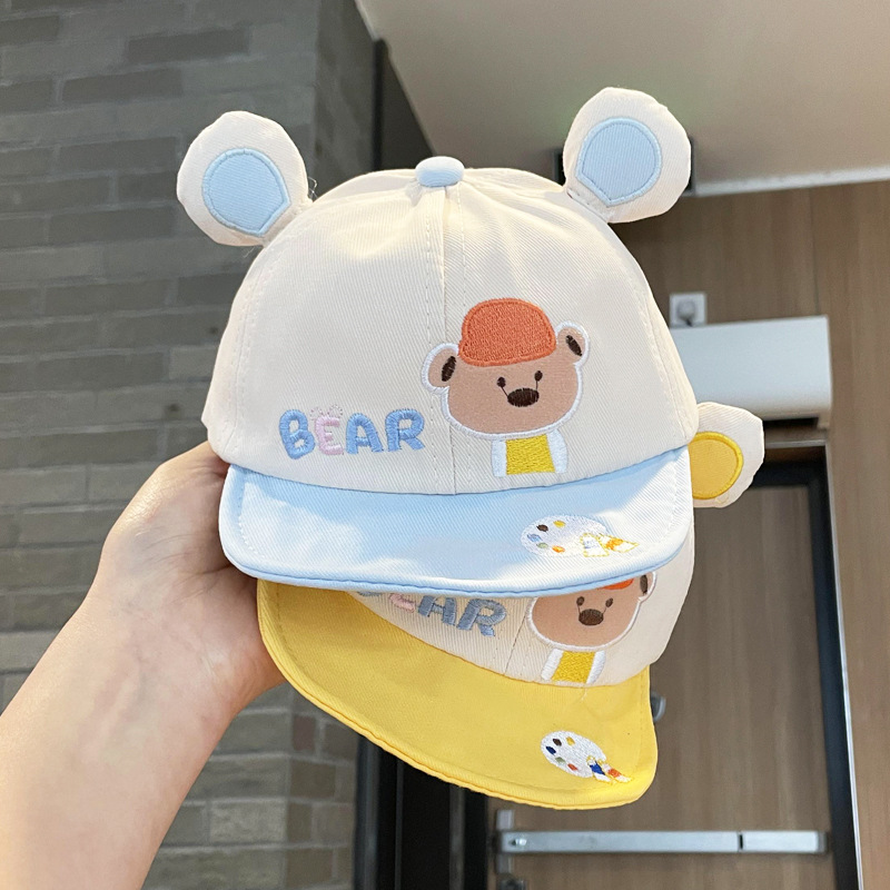 mũ lưỡi trai tai gấu bear thoáng khí cho bé yêu