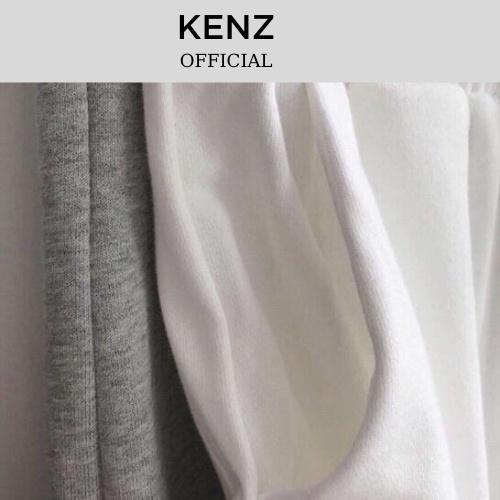 Quần Jogger nỉ thêu SPUN ulzzang unisex cả nam và nữ - Quần ống rộng bo