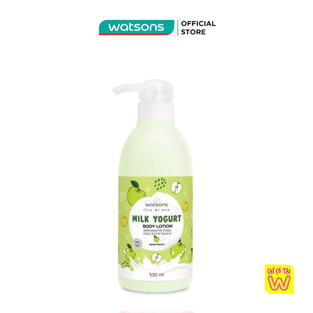 Sữa Dưỡng Thể Watsons Milk Yogurt Hương Táo Body Lotion Apple Extract 530ml