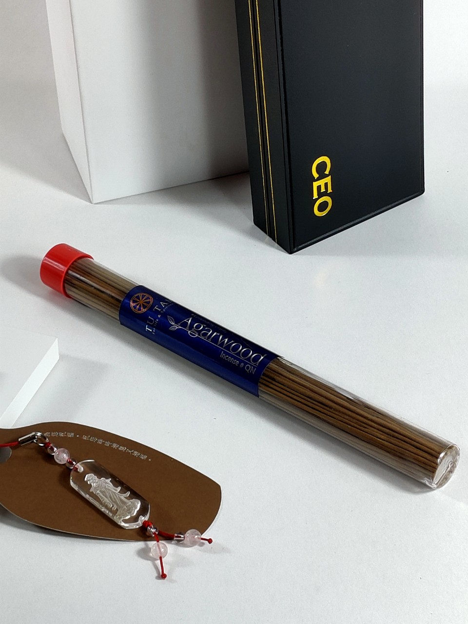Nhang trầm không tăm Từ Tâm #QN- Mùi thơm thanh khiết tự nhiên - Ống 20g dài 20cm