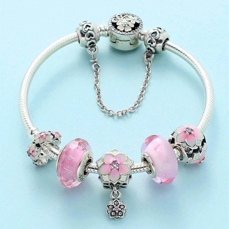Vòng Bạc S925 ALE Cao Cấp - Vòng Charm Bạc Chuẩn S925 - Mã sản phẩm VONGBAC_DN076